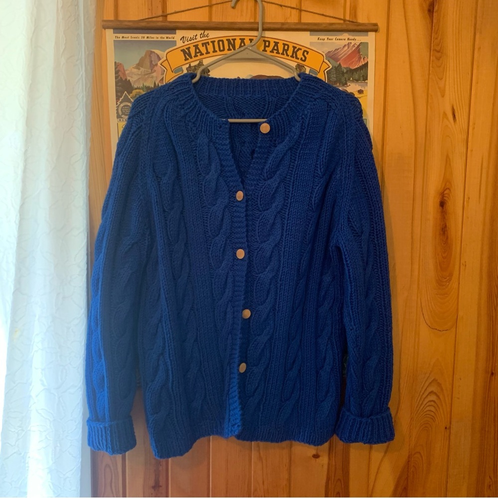 Cobalt Blue Cardigan